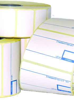 Этикетки 58х60/40-400 ЭКО с препринтом